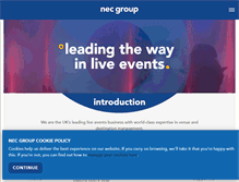 Tablet Screenshot of necgroup.co.uk